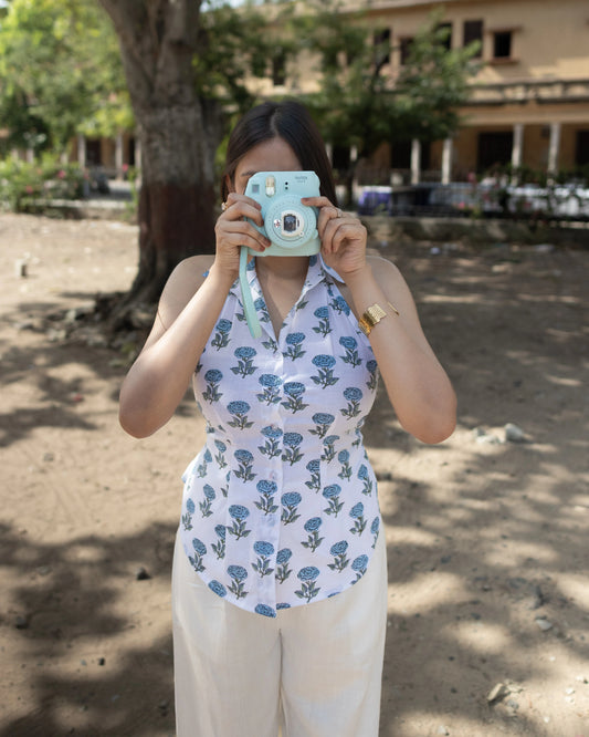 Back-Bow Chic Halter Neck