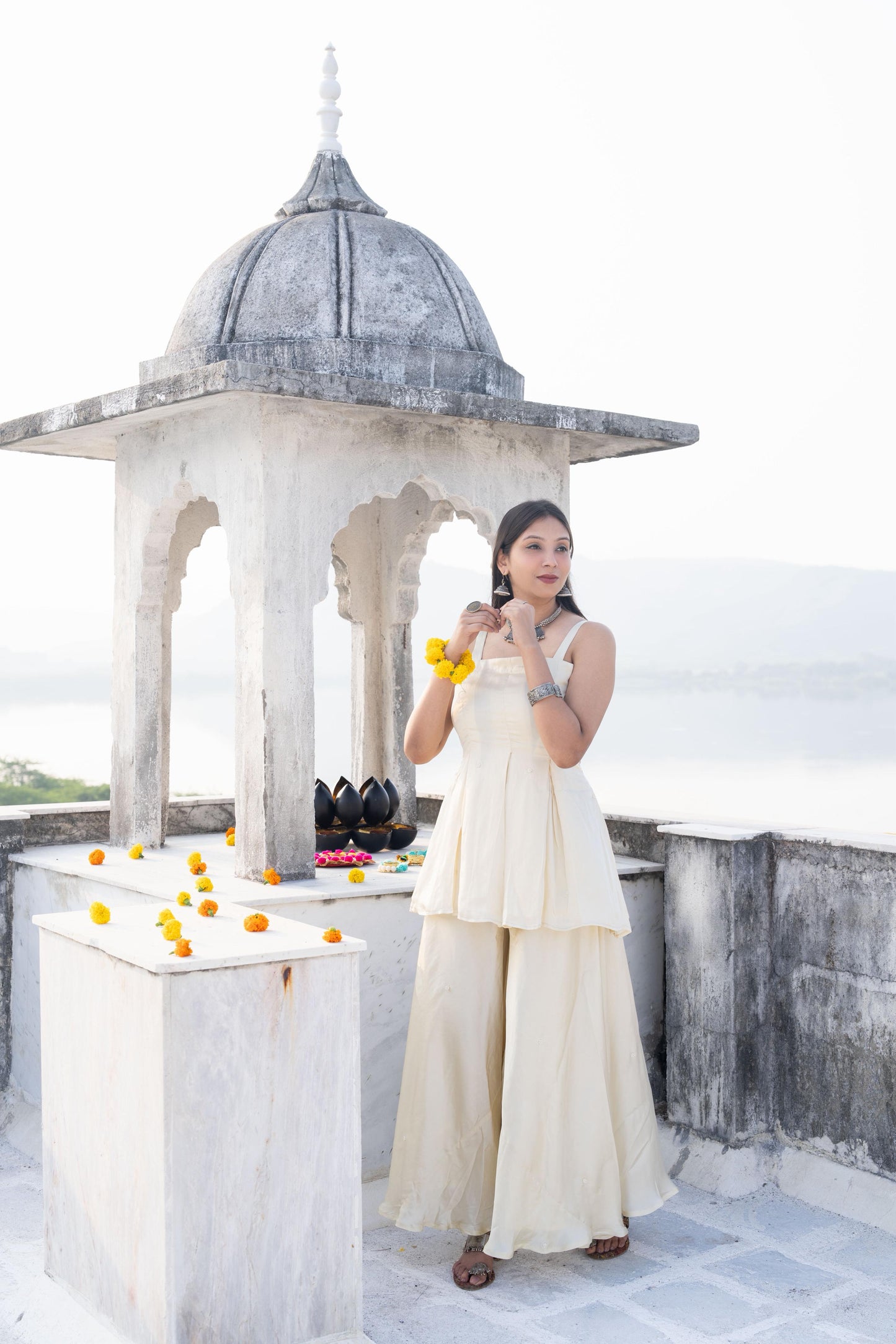 Lumi Pearl Palazzo Set