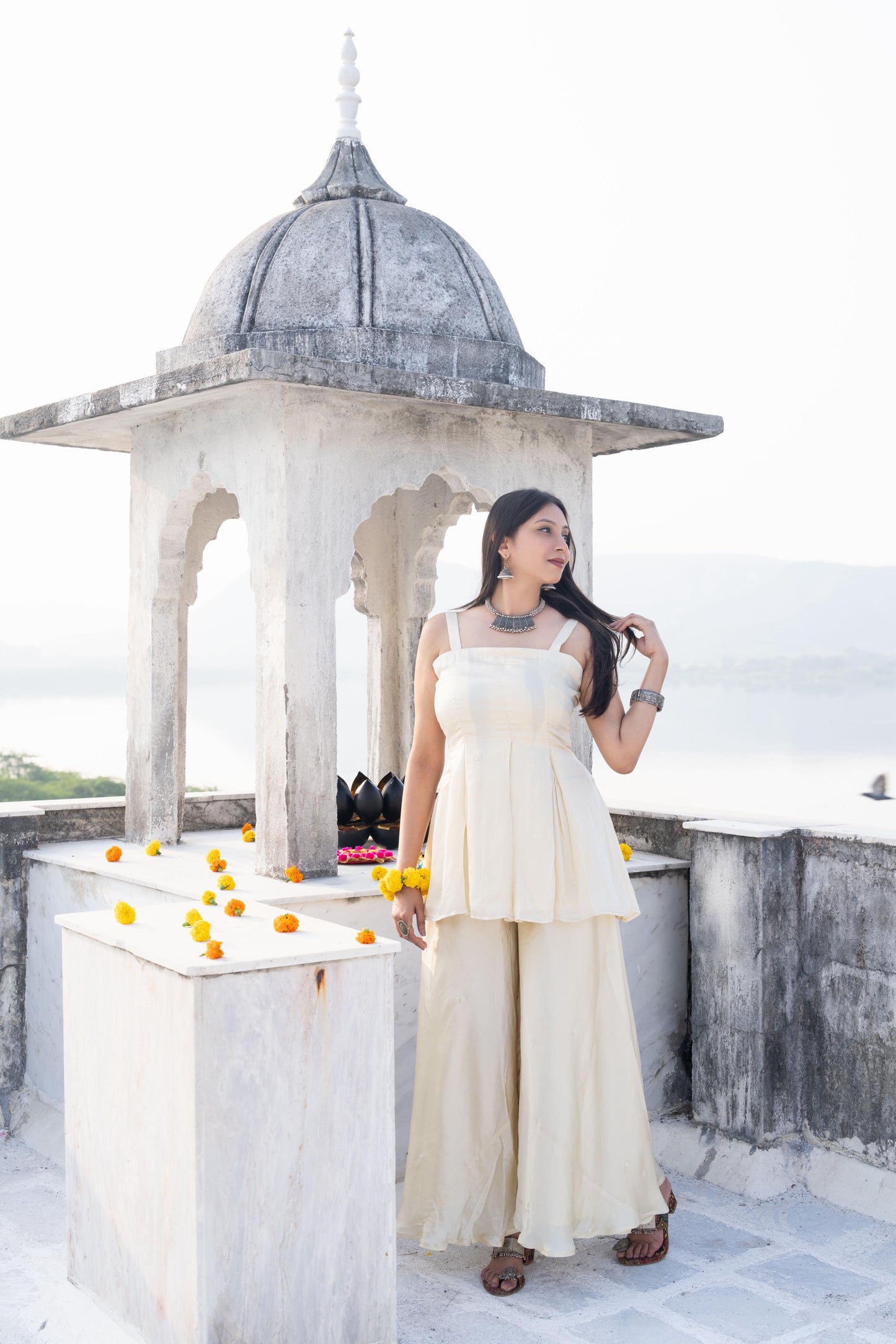 Lumi Pearl Palazzo Set